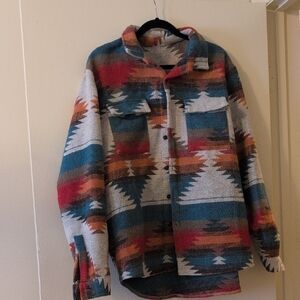 Colorful Aztec Patterned Shirt - XL - Never Worn!